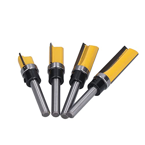 Keenso Langlebiges Flush -Trim -Router Bit mit Wärmebeschichtung 1/2 Zoll Schaufel/Flügeldurchmesser von Keenso