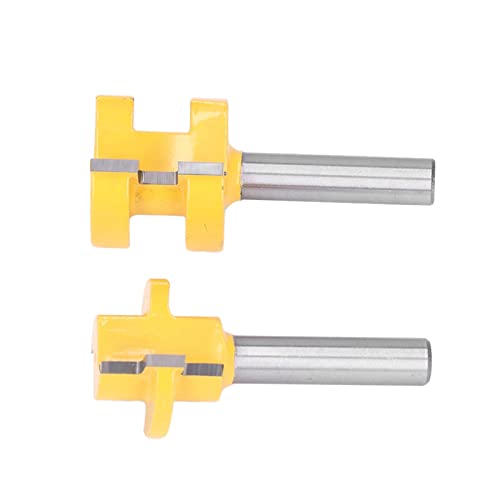 Keenso Quadrate Zahn Tenon Router Bit Ptfe -Beschichtungszunge und Grooves Gelenkböden Router Bit für Holzbodenarbeiter 2 Stcs Legierterkopf 8mm Schaftdurchmesser Keenso Quadrate Zahn Tenon Router Bit Ptfe -Beschichtungszunge und Grooves Gelenkböden Router Bit für Holzbodenarbeiter 2 Stcs Legierterkopf 8mm Schaftdurchmesser von Keenso