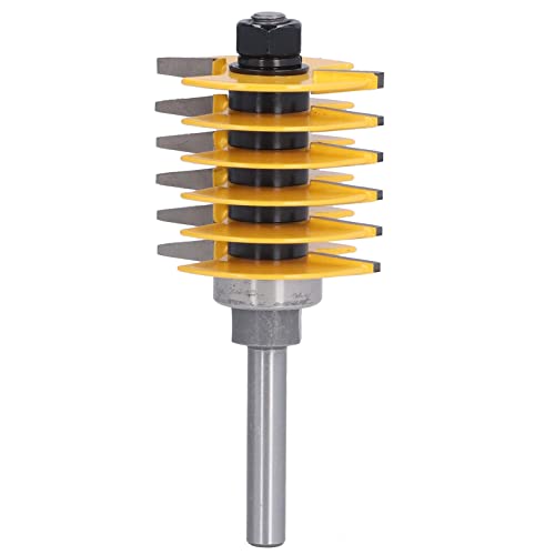 Keenso Router Bit 8mm Schaft, Verstellbarer 46 -mm -Schneiderkopf für Holzbearbeitung, Sperrholz und Weichholz von Keenso