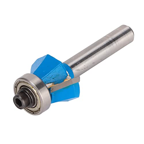 Keenso Router Bit Cutter 45 Grad 1/4in Rund Shank Chamfer Tool für Kräfte und Gehrungsfugen (1/4*1/4) von Keenso