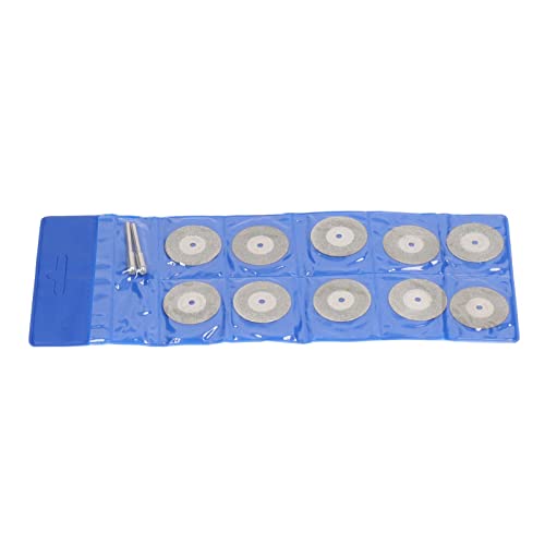 Keenso Runde Schleifscheiben Wirkungsbeständiges Schleifrad für Holzmetallstein 10pcs Zum Schneiden, Mahlen, Schleifen, Wehensrettung (30 mm) von Keenso