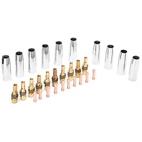 Keenso Schweißkits für Binzel 15ak - 10 Teile von Schutzhersen + Tipps + Düsenunterstützung - und Einfach zu Bedienen Keenso Schweißkits für Binzel 15ak - 10 Teile von Schutzhersen + Tipps + Düsenunterstützung - und Einfach zu Bedienen von Keenso