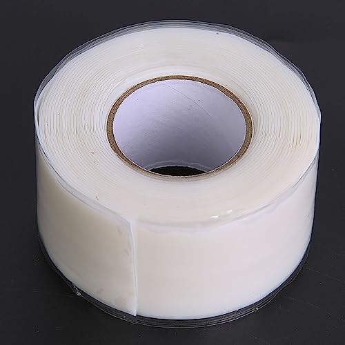 Keenso Weißter Klebeband mit Starker Haftung für Wasserdichte PVC -PPR -Rohre Reparatur, Einfach zu Bedienen (WHITE) von Keenso