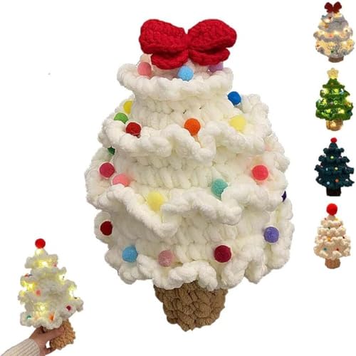 2025 New Handmade Crochet Christmas Tree, Weihnachtsbaum-DIY-Strickset Mit Holzbasis & Licht, Häkel Weihnachtsbaum Set, Kreative DIY Weihnachtsbaum Set Starter Häkelset, Häkelset für Anfänger (C) 2025 New Handmade Crochet Christmas Tree, Weihnachtsbaum-DIY-Strickset Mit Holzbasis & Licht, Häkel Weihnachtsbaum Set, Kreative DIY Weihnachtsbaum Set Starter Häkelset, Häkelset für Anfänger (C) von Keeplus