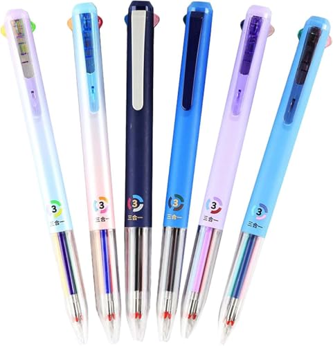 Nurse Pens, 6 PCS Multicolor Pen, 4-in-1 18 Colors, 0.5mm 3-in-1 Multicolor Gel Ink Pen, Versenkbare Kugelschreiber, Krankenschwester Stifte Lustige Cartoon Kugelschreiber Einziehbare für Schulbedarf Nurse Pens, 6 PCS Multicolor Pen, 4-in-1 18 Colors, 0.5mm 3-in-1 Multicolor Gel Ink Pen, Versenkbare Kugelschreiber, Krankenschwester Stifte Lustige Cartoon Kugelschreiber Einziehbare für Schulbedarf von Keeplus