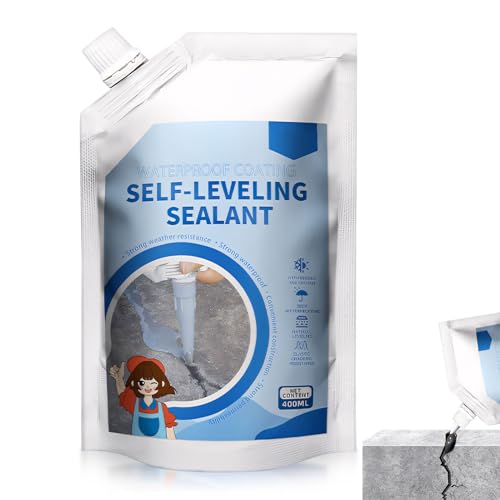 Cement Sealer,Selbstnivellierender Concrete Filler,Quick Dry Siegel,500ml Langlebiger Schutz,Konkrete Versiegelung für Bad,Garten und Garage (01) von Keho Keho Kehongdun