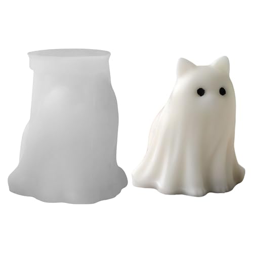 Halloween Silikonformen Gießformen,Silikonform Halloween Geist Silikonform Dose,Silikonformen Kerzenhalter Gießformen Silikon Gießform Geister Giessform Silikon Gießform Kerzenhalter (02) von Keho Keho Kehongdun