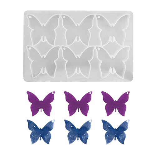 Silikonform Schmetterling mit Löchern,Schmetterling Silikonformen Epoxidharz,Anhänger Schmetterling Silikonformen Gießformen für Kunstharz Basteln,für DIY Schmuck Home Dekoration und Tischdeko Silikonform Schmetterling mit Löchern,Schmetterling Silikonformen Epoxidharz,Anhänger Schmetterling Silikonformen Gießformen für Kunstharz Basteln,für DIY Schmuck Home Dekoration und Tischdeko von Keho Keho Kehongdun
