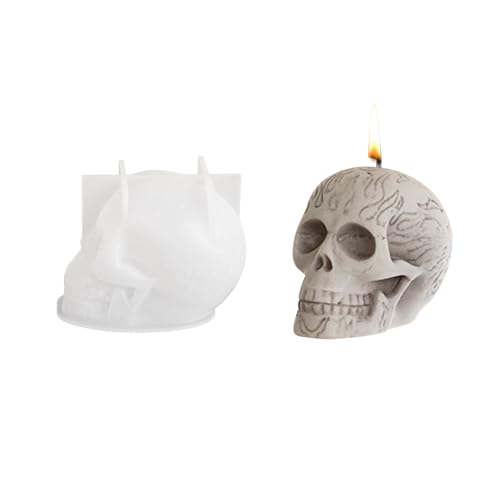 Silikonformen Gießformen Kerzen,Halloween Totenkopf Kerzenformen zum Gießen,Halloween Schädel Silikonformen Kerzen,Totenkopf Silikonform für Seife Aromatherapie Kerzen Dekoration Duftkerzen (Mittlere) Silikonformen Gießformen Kerzen,Halloween Totenkopf Kerzenformen zum Gießen,Halloween Schädel Silikonformen Kerzen,Totenkopf Silikonform für Seife Aromatherapie Kerzen Dekoration Duftkerzen (Mittlere) von Keho Keho Kehongdun