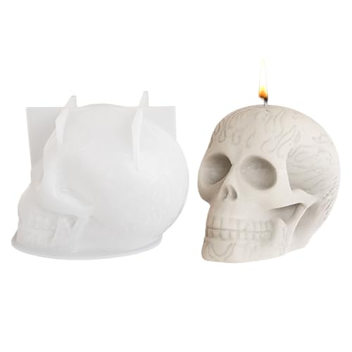 Silikonformen Gießformen Kerzen,Halloween Totenkopf Kerzenformen zum Gießen,Halloween Schädel Silikonformen Kerzen,Totenkopf Silikonform für Seife Aromatherapie Kerzen Dekoration Duftkerzen (Große) Silikonformen Gießformen Kerzen,Halloween Totenkopf Kerzenformen zum Gießen,Halloween Schädel Silikonformen Kerzen,Totenkopf Silikonform für Seife Aromatherapie Kerzen Dekoration Duftkerzen (Große) von Keho Keho Kehongdun