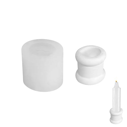Silikonformen Gießformen Kerzenhalter,Silikonform Kerzenhalter Raysin Gießformen Silikon Gießform Kerzenhalter,DIY Kerzenständer Gießform Kerzenformen für Stabkerzen und Teelichter (C) von Keho Keho Kehongdun