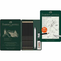 Bleistifte Pitt Graphite Matt 11teilig von Faber Castell