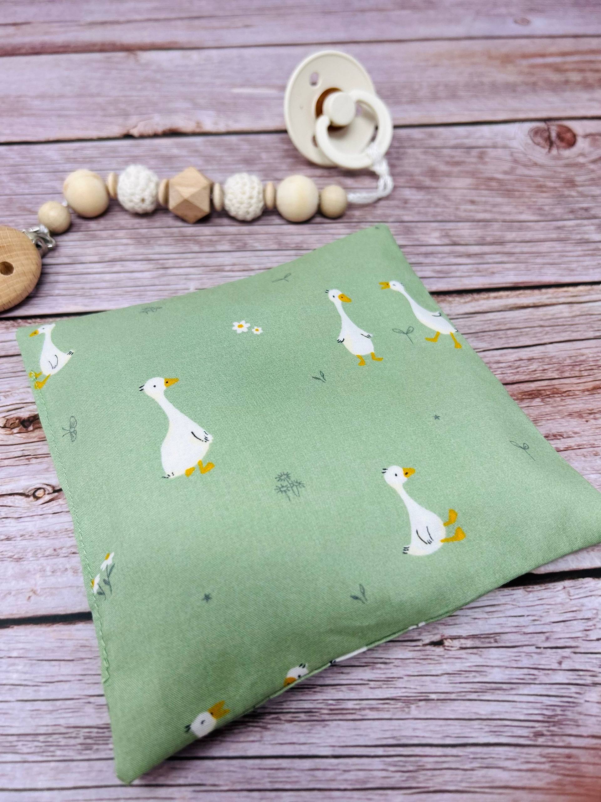 Wärmekissen/Körnerkissen Handwärmer Geschenk Zur Geburt Baby Traubenkernkissen Gänse Grün Wärmekissen/Körnerkissen Handwärmer Geschenk Zur Geburt Baby Traubenkernkissen Gänse Grün von Kejki