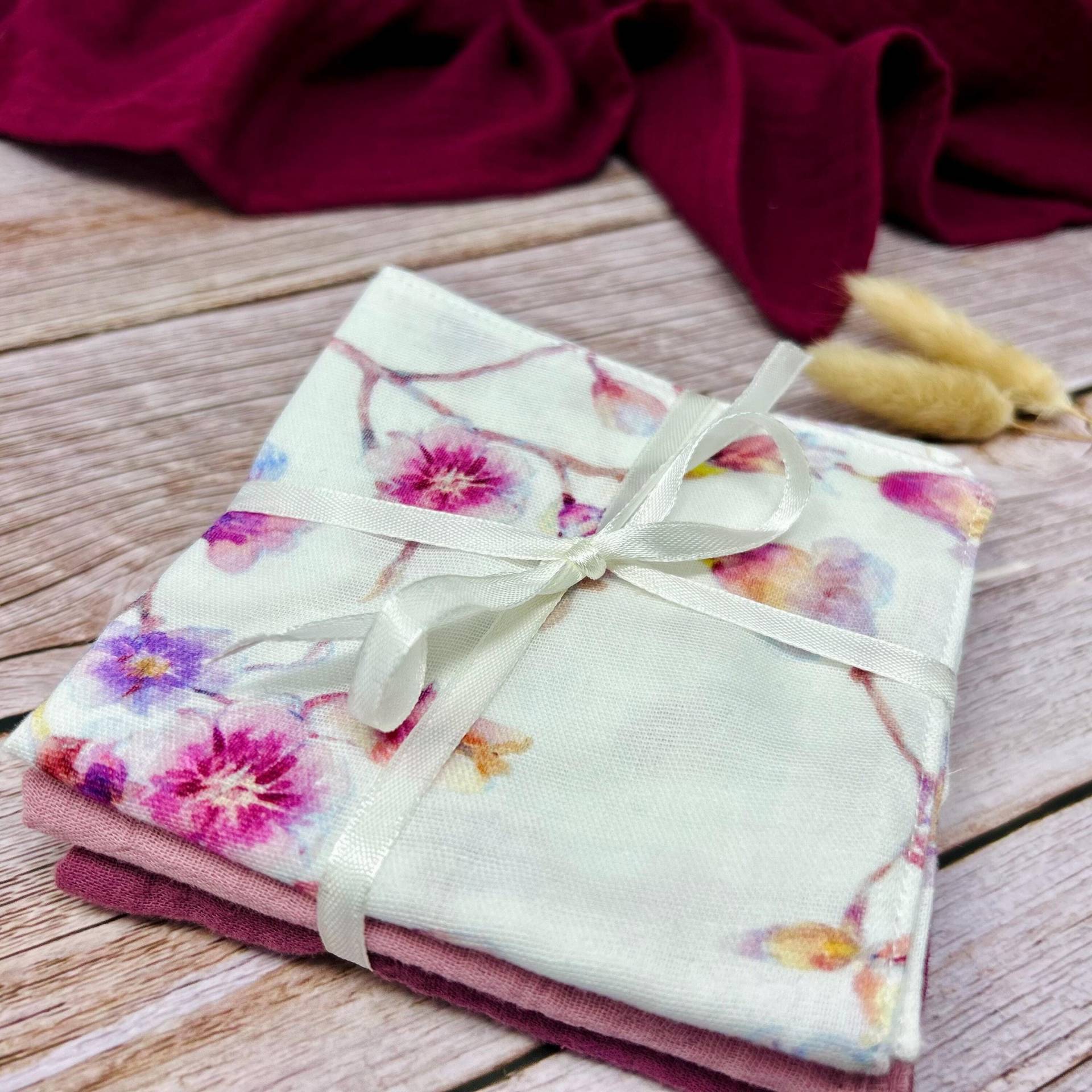 Waschlappen Musselintuch Baby - Geschenk Zur Geburt Lätzchen Musselin- Mulltuch Kirschblüte Zweig Blume Blüte Waschlappen Musselintuch Baby - Geschenk Zur Geburt Lätzchen Musselin- Mulltuch Kirschblüte Zweig Blume Blüte von Kejki
