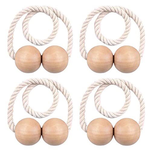 Keleily Magnetische Vorhang Raffhalter 4 Stück Vorhang Raffhalter Kinderzimmer Holz Fenster Drapieren Holdbacks Vorhang Clips für zu Hause, Wohnheim, Büro, Hotel Fenster Dekorative,Original Holzfarbe Keleily Magnetische Vorhang Raffhalter 4 Stück Vorhang Raffhalter Kinderzimmer Holz Fenster Drapieren Holdbacks Vorhang Clips für zu Hause, Wohnheim, Büro, Hotel Fenster Dekorative,Original Holzfarbe von Keleily