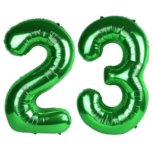 101,6 cm großer digitaler Ballon mit Zahl 23, Jumbo-Mylar-Folie, Heliumballon für 23 Luftballons für Geburtstagsparty, Hochzeitstag, Party-Dekorationen von Kelfuoya