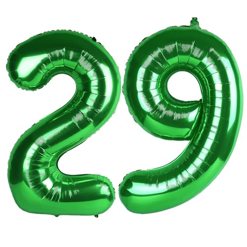 101,6 cm großer digitaler Ballon mit Zahl 29, Jumbo-Mylar-Folie, Heliumballon für 29 Luftballons für Geburtstagsparty, Hochzeitstag, Party-Dekorationen von Kelfuoya