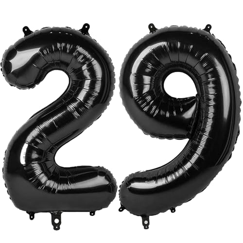101,6 cm großer digitaler Ballon mit Zahl 29, Jumbo-Mylar-Folie, Heliumballon für 29 Luftballons für Geburtstagsparty, Hochzeitstag, Party-Dekorationen von Kelfuoya