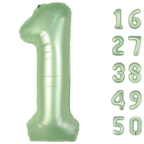101,6 cm olivgrüner Ballon Nummer 1 Erster Geburtstag Jumbo Mylar Folie Helium Ballon für 10 21 31 Geburtstag Digital für Geburtstagsfeier Hochzeitstag Party Dekorationen 101,6 cm olivgrüner Ballon Nummer 1 Erster Geburtstag Jumbo Mylar Folie Helium Ballon für 10 21 31 Geburtstag Digital für Geburtstagsfeier Hochzeitstag Party Dekorationen von Kelfuoya