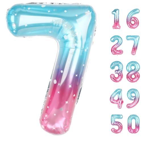 101.6 cm Sternenballon Zahl 7 Erster Geburtstag Jumbo Mylar Folie Helium Ballon für 17 27 37 Geburtstag Digital für 70 Party Hochzeitstag Party Dekorationen 101.6 cm Sternenballon Zahl 7 Erster Geburtstag Jumbo Mylar Folie Helium Ballon für 17 27 37 Geburtstag Digital für 70 Party Hochzeitstag Party Dekorationen von Kelfuoya