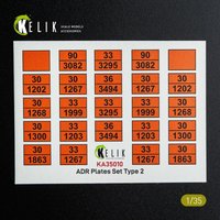 ADR Plates Set Type 2 - Decal for models von Kelik