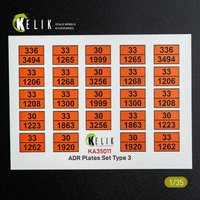 ADR Plates Set Type 2 - Decal for models von Kelik