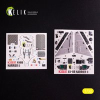 AV-8 Harrier - Interior 3D-Decals [Trumpeter] von Kelik