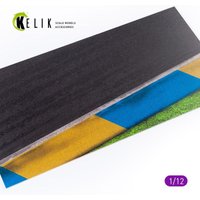 Asphalt road Moto race track type 1  Base - Acrylic 3 mm (180 x 357 mm) von Kelik