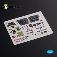 BF109-F2/F4 - Interior 3D-Decals [Fine Molds] von Kelik