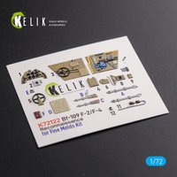 BF109-F2/F4 reconnaissance - Interior 3D-Decals [Fine Molds] von Kelik