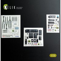 CH-54A Tarhe - Interior 3D-Decals [ICM] von Kelik