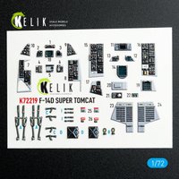 F-14D Super Tomcat - Interior 3D-Decals [HobbyBoss] von Kelik