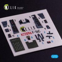 F-16C - Interior 3D-Decals [Hasegawa] von Kelik
