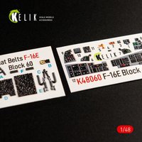 F-16E Desert Vipers Block 60 - Interior 3D-Decals [Kinetic] von Kelik