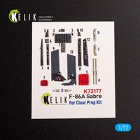 F-86A Sabre - Interior 3D-Decals [Clear Prop] von Kelik