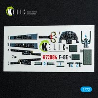 F-8E Crusader - Interior 3D-Decals [Academy] von Kelik