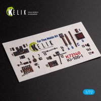 Ki-100-I - Interior 3D-Decals [Fine Molds] von Kelik