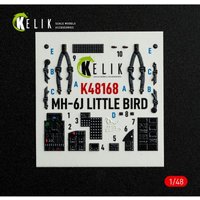 MH-6J Little Bird - Interior 3D-Decals [ICM] von Kelik
