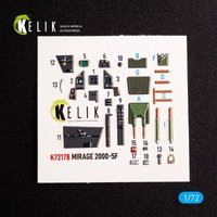 Mirage 2000-5F - Interior 3D-Decals [Modelsvit] von Kelik