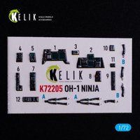 OH-1 NINJA - Interior 3D-Decals [Aoshima] von Kelik