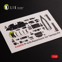 P-47D Razorback - Interior 3D-Decals [Tamiya] von Kelik