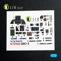 SBD-3 Dauntless - Interior 3D-Decals [FlyHawk] von Kelik