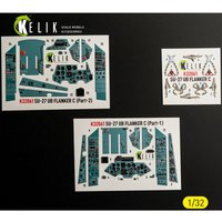 SU-27UB Flanker C - Interior 3D-Decals [Trumpeter] von Kelik