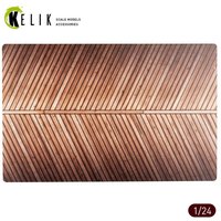 Wooden Bridge (Ostland Bridge 1943) - Base - Acrylic 3 mm (280 x 180 mm) (170 g) von Kelik