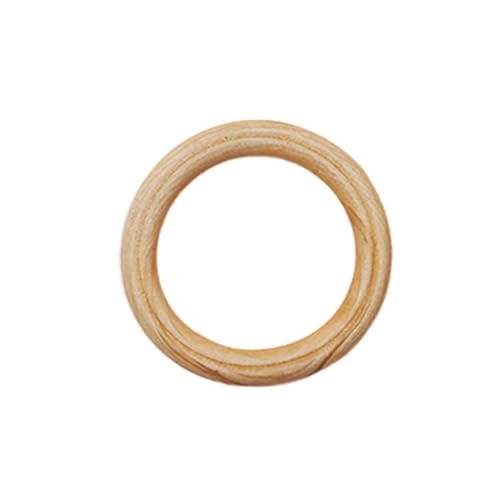 25/35/50/55/70/80 mm Holzringe, unlackierte Holzringe für Projekte, Schmuckherstellung, Zubehör, Holzkreise mit Löchern für Türhänger, Ornamente 25/35/50/55/70/80 mm Holzringe, unlackierte Holzringe für Projekte, Schmuckherstellung, Zubehör, Holzkreise mit Löchern für Türhänger, Ornamente von Kelisdi