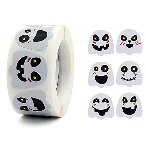 500 Stück Halloween-Aufkleber, Horror-Siegel-Etiketten für Scrapbooking, Geschenkverpackung, Backen, Schreibwaren, Dekoration, Siegel, Aufkleber 500 Stück Halloween-Aufkleber, Horror-Siegel-Etiketten für Scrapbooking, Geschenkverpackung, Backen, Schreibwaren, Dekoration, Siegel, Aufkleber von Kelisdi