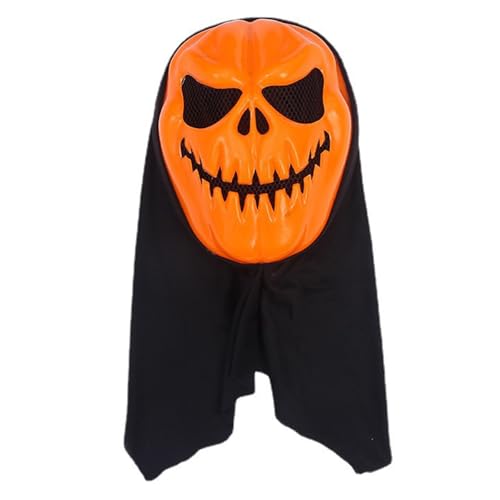 Damen Herren Festival Schädel Maskerade Party Tanzkostüme Halloween Vollgesichtskopfbedeckung Gesicht Maskerade Ball Party Gruseliger Kopf Skelett Kopfbedeckung von Kelisdi