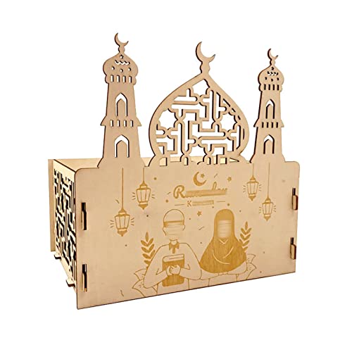 Eid Holzornamente, dekorative Haushaltskunst, dekorative Ornamente für Hochzeit, Geburtstag, Urlaub, Party, Dekoration, Holz von Kelisdi