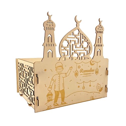 Eid Holzornamente, dekorative Haushaltskunst, dekorative Ornamente für Hochzeit, Geburtstag, Urlaub, Party, Dekoration, Holz von Kelisdi