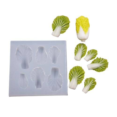 Flexibles Silikon mit detailliertem Gemüsekohlblatt-Muster, ideal für Künstler und pädagogischen täglichen Gebrauch von Kelisdi